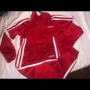 Toddler boy adidas tracksuit